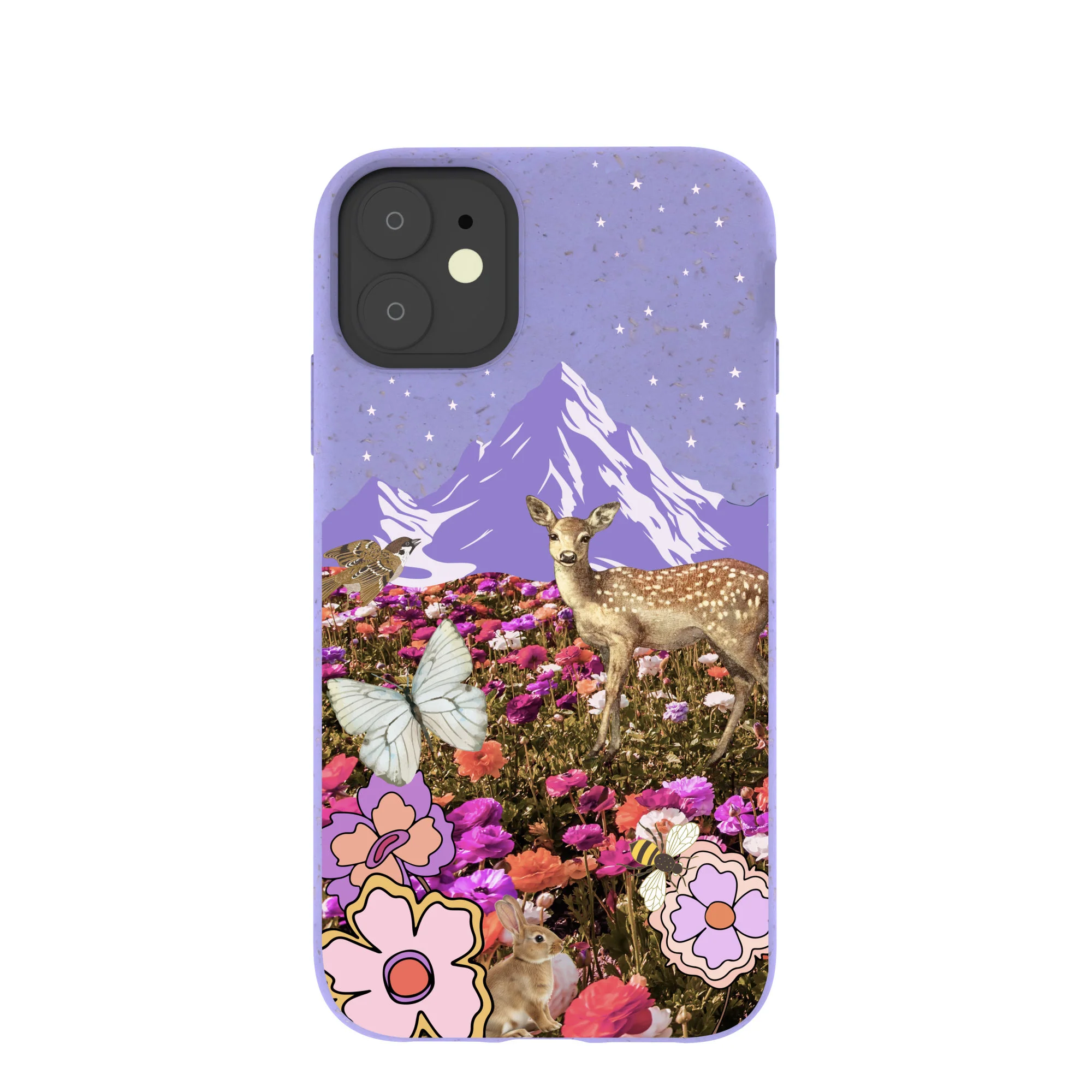 Lavender Deer Meadow iPhone 11 Case