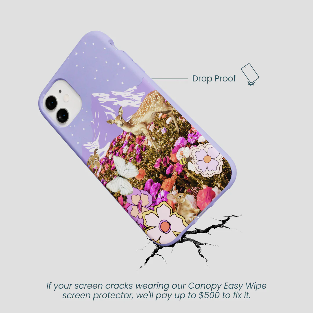 Lavender Deer Meadow iPhone 11 Case - Image 5