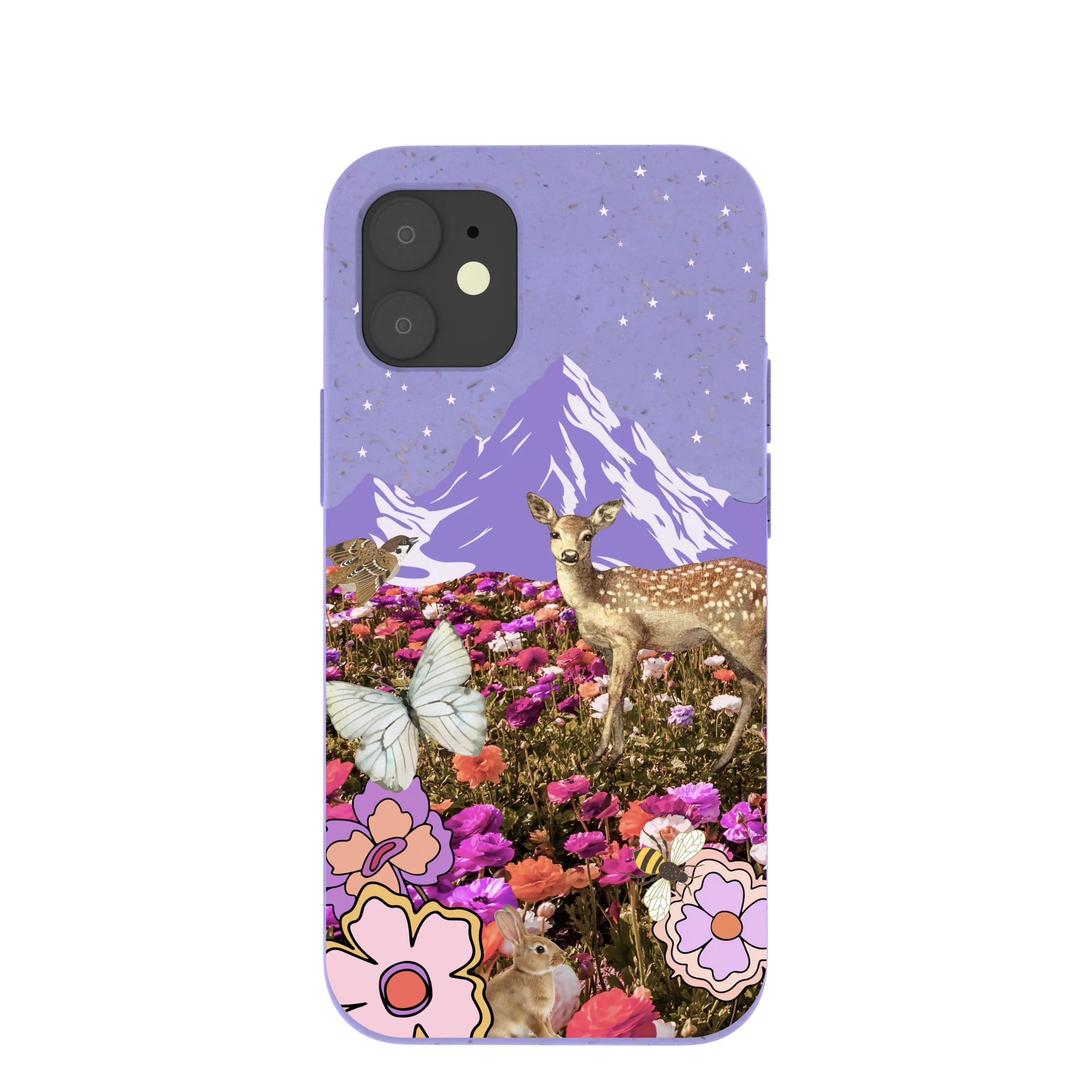 Lavender Deer Meadow iPhone 12 Mini Case