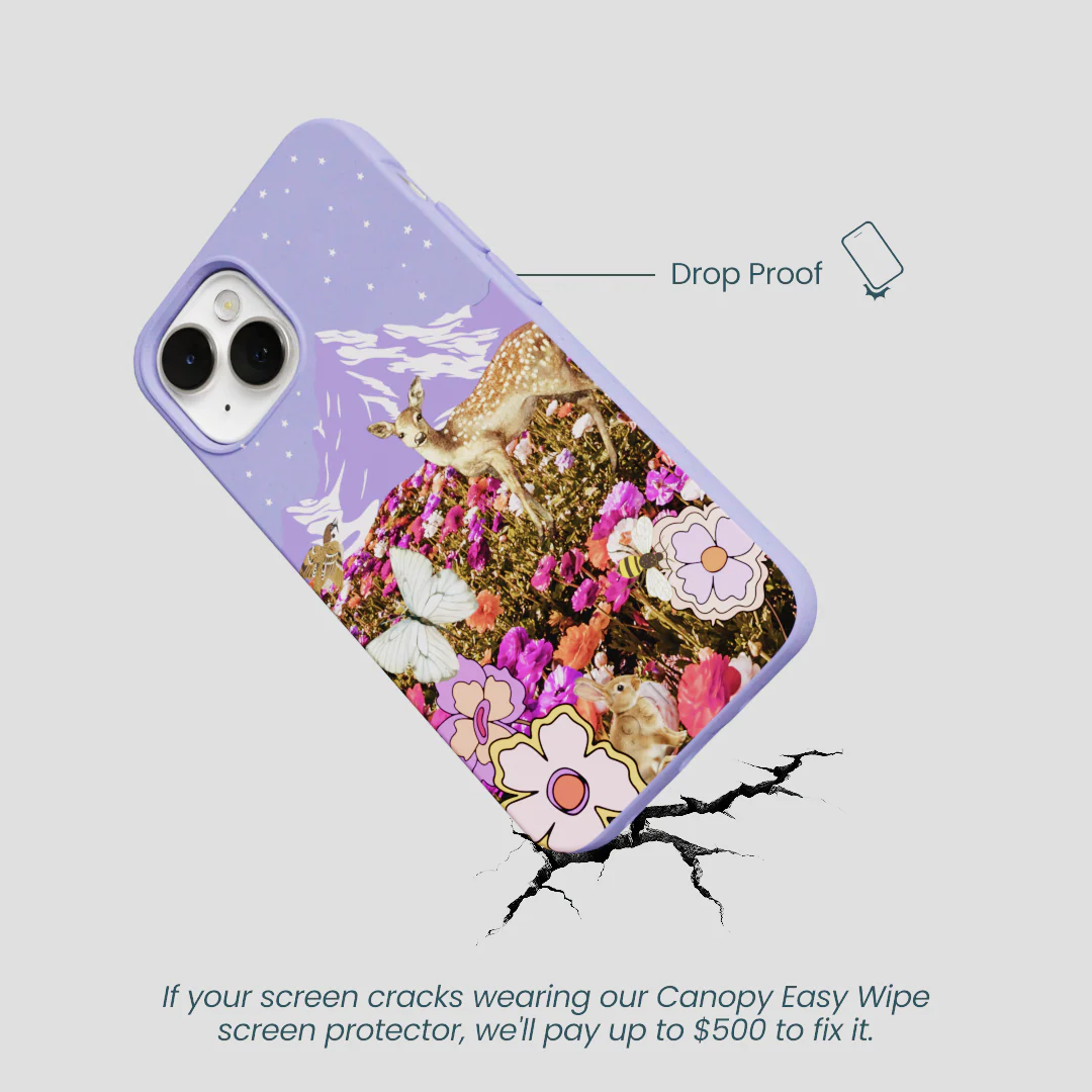 Lavender Deer Meadow iPhone 13 Case - Image 5