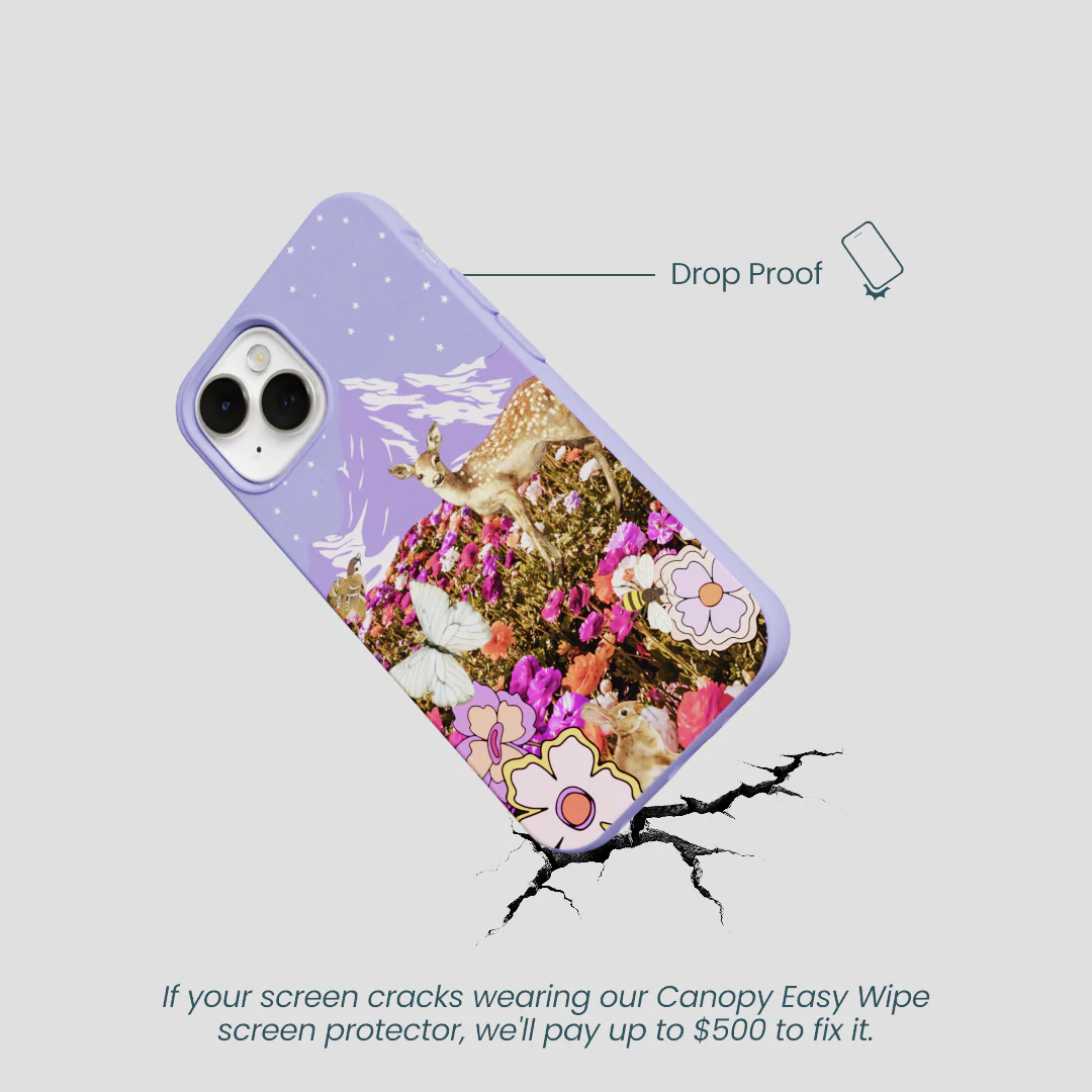 Lavender Deer Meadow iPhone 13 Mini Case - Image 5