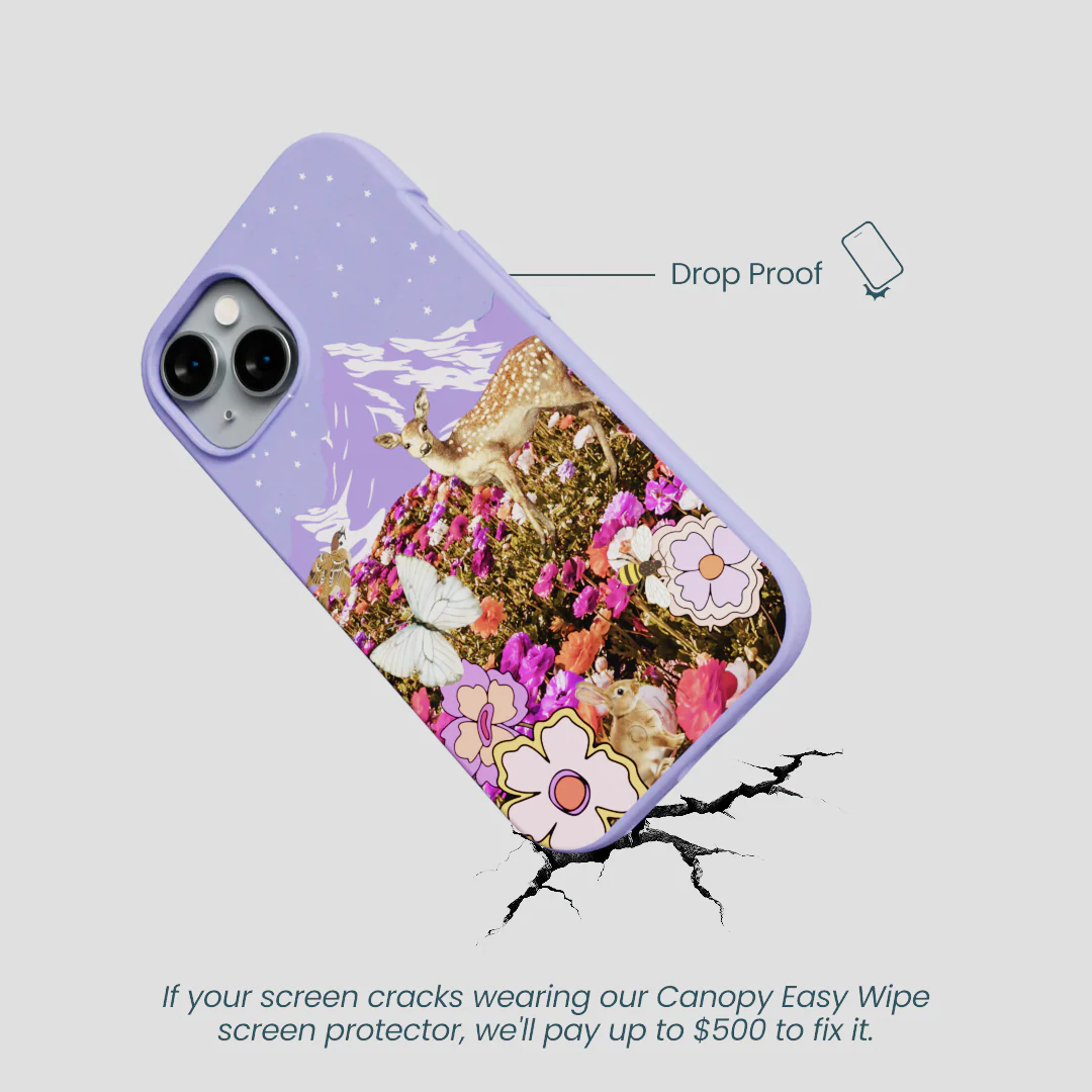 Lavender Deer Meadow iPhone 15 Case - Image 5
