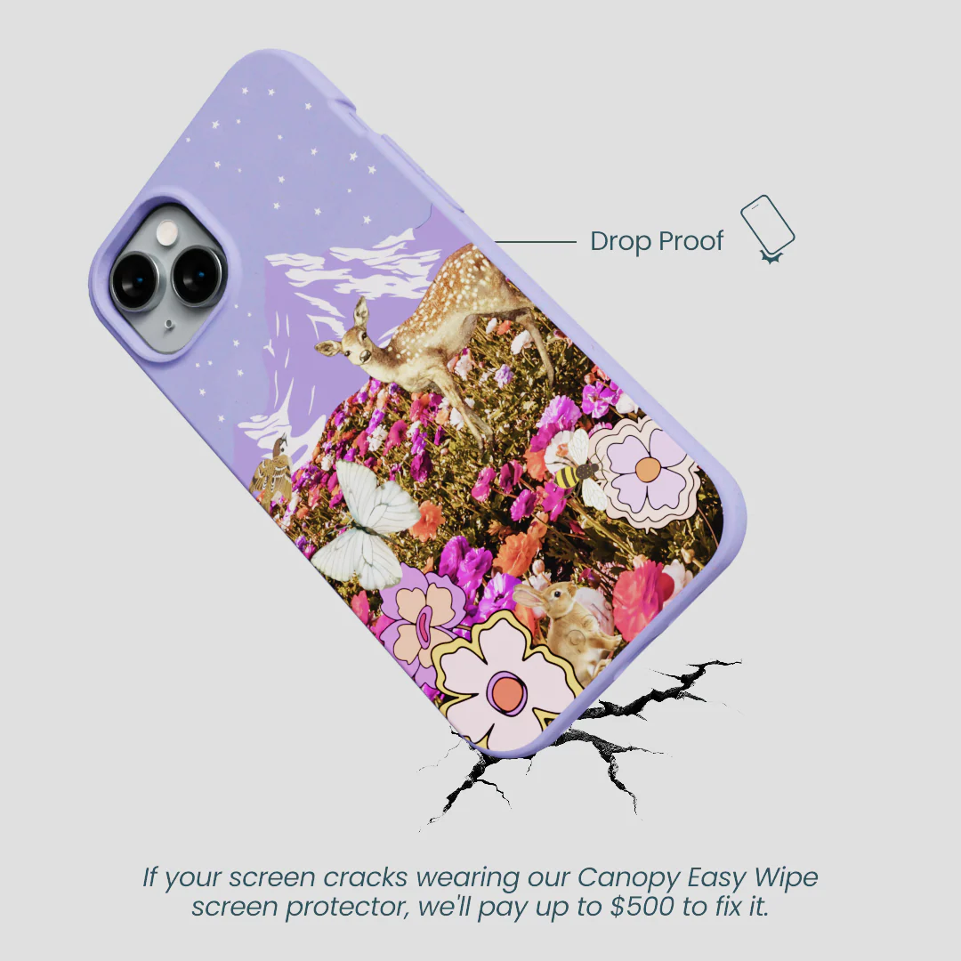 Lavender Deer Meadow iPhone 15 Plus Case - Image 5
