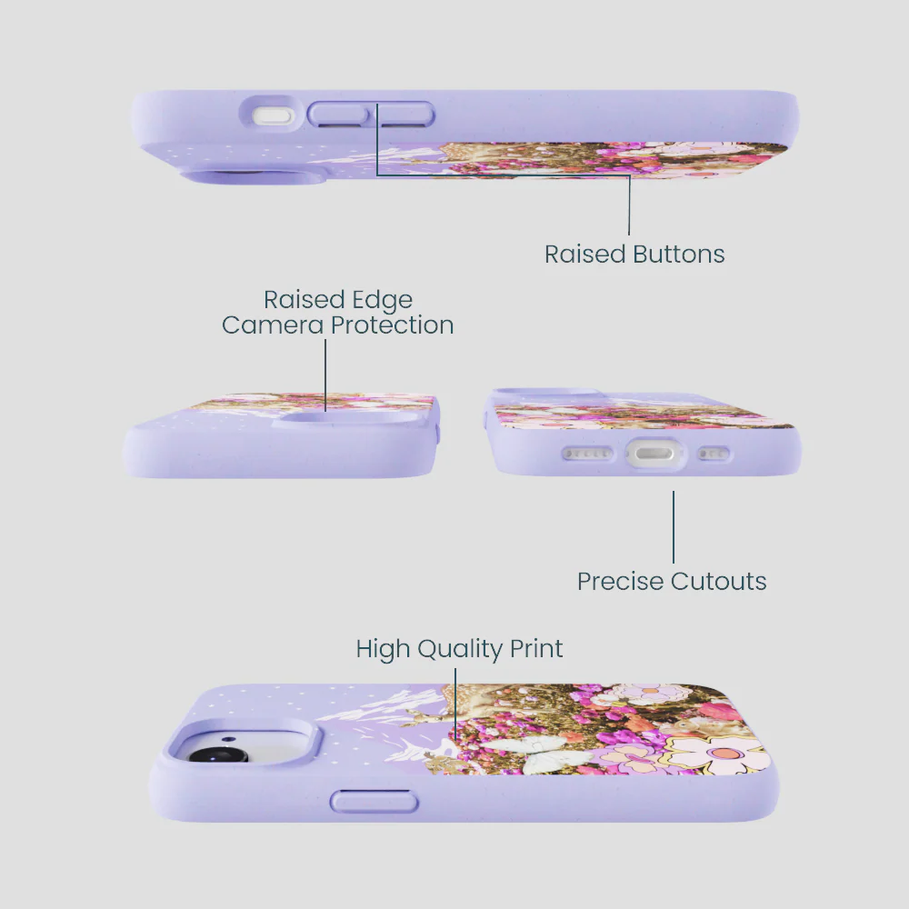 Lavender Deer Meadow iPhone 16e/17e Case - Image 3