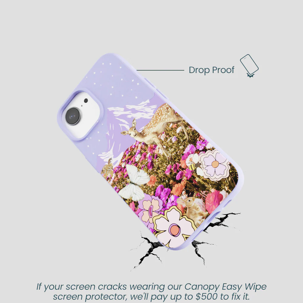 Lavender Deer Meadow iPhone 16e/17e Case - Image 5