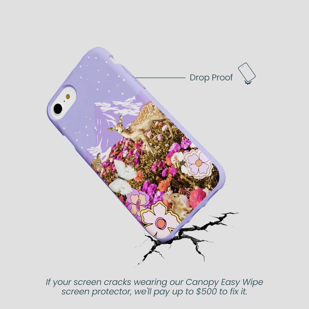 Lavender Deer Meadow iPhone 6/6s/7/8/SE Case - Image 5