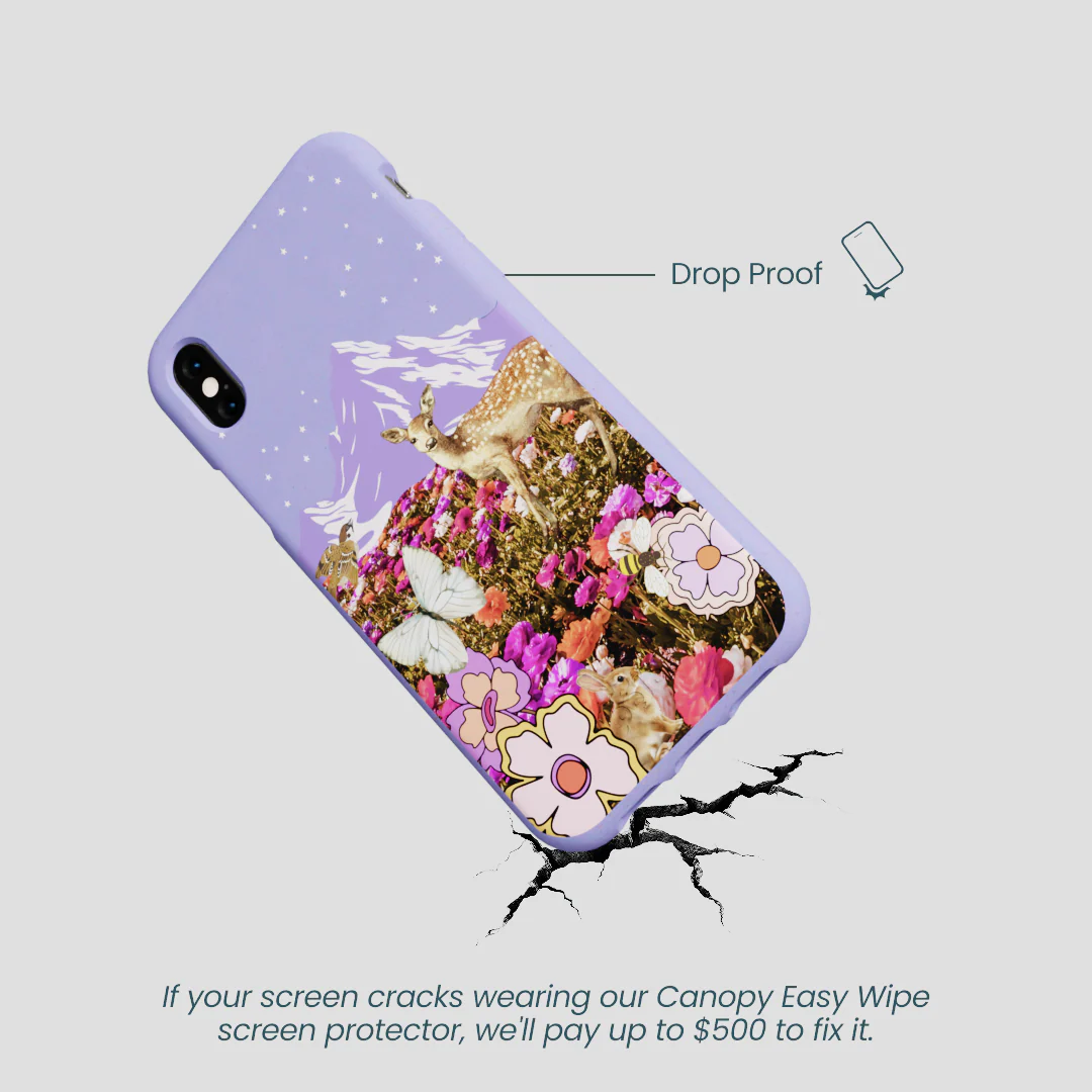 Lavender Deer Meadow iPhone XR Case - Image 5