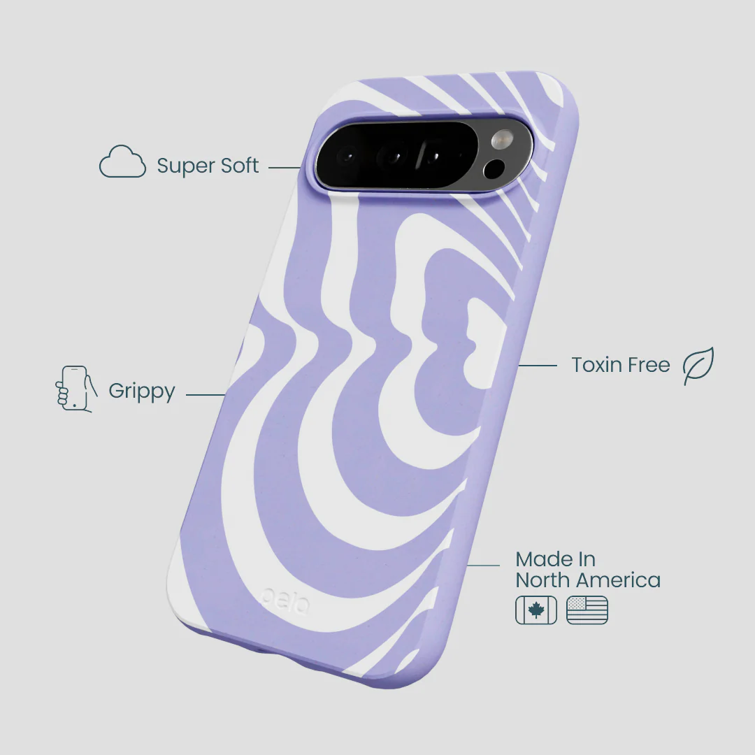 Lavender Flutter Left Google Pixel 10 Pro XL Case - Image 4