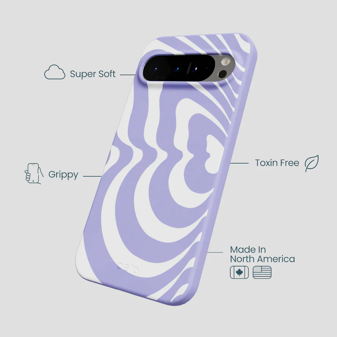Lavender Flutter Left Google Pixel 9 Pro XL Case - Image 4