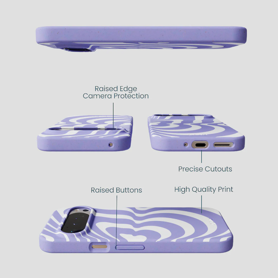 Lavender Flutter Right Google Pixel 9/9 Pro Case - Image 3