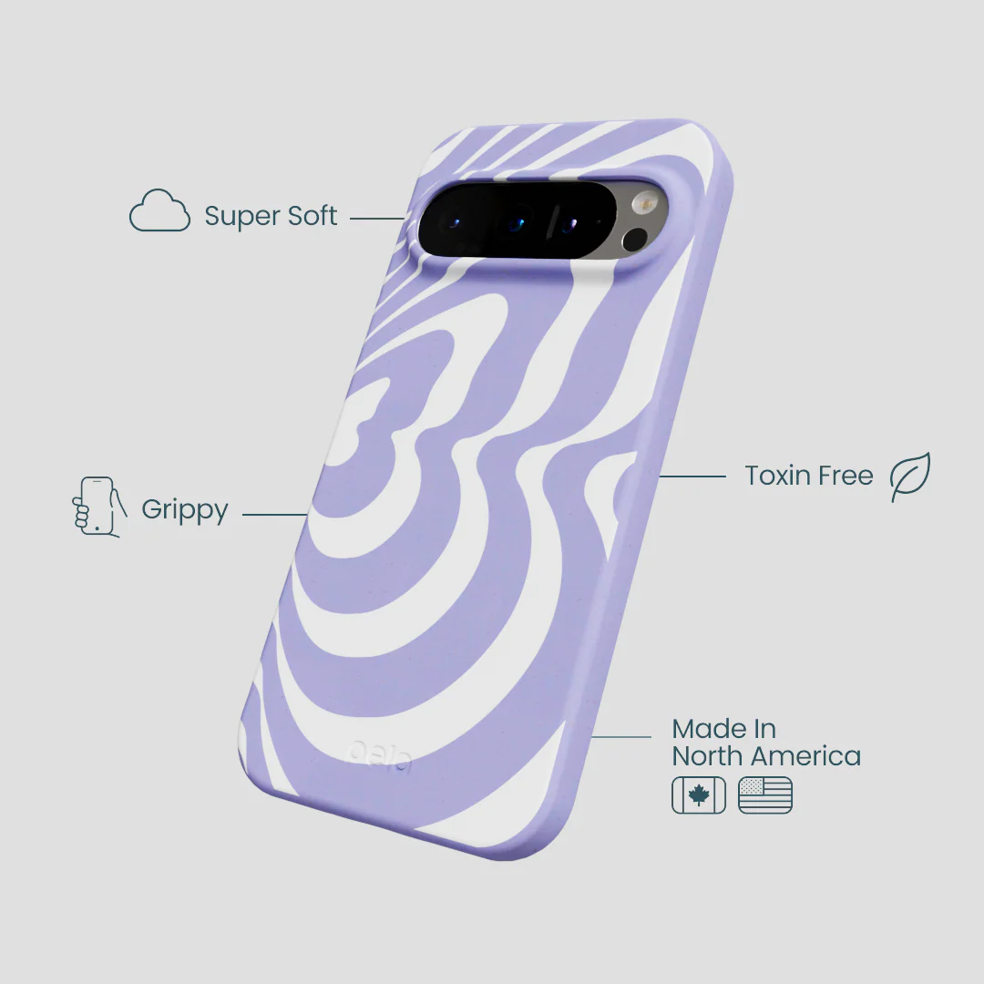 Lavender Flutter Right Google Pixel 9/9 Pro Case - Image 4