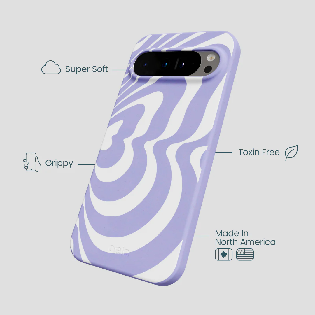 Lavender Flutter Right Google Pixel 9 Pro XL Case - Image 4