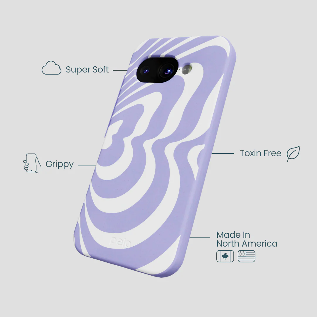 Lavender Flutter Right Google Pixel 9a Case - Image 4