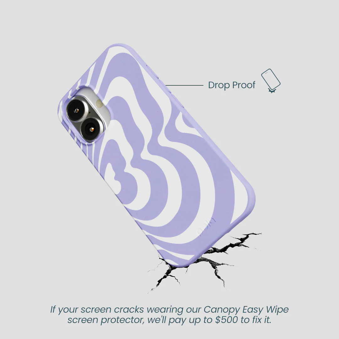 Lavender Flutter Right iPhone 16 Case - Image 5