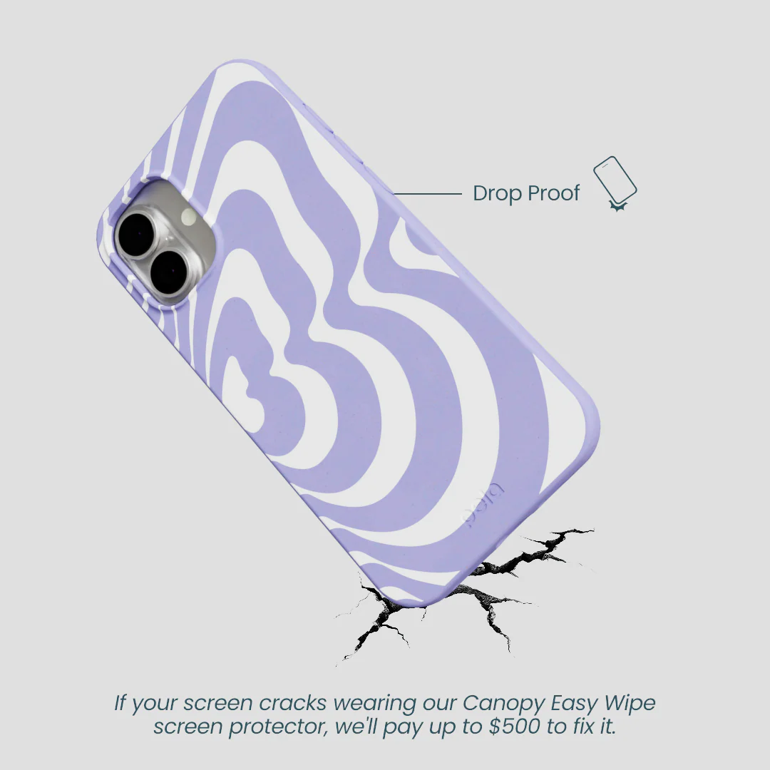 Lavender Flutter Right iPhone 16 Plus Case - Image 5