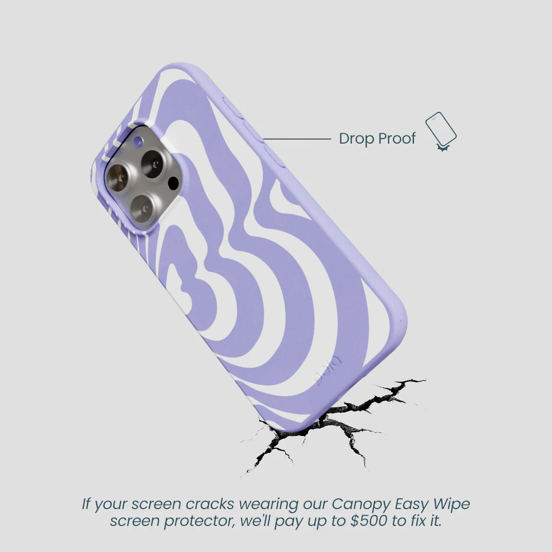 Lavender Flutter Right iPhone 16 Pro Case - Image 5