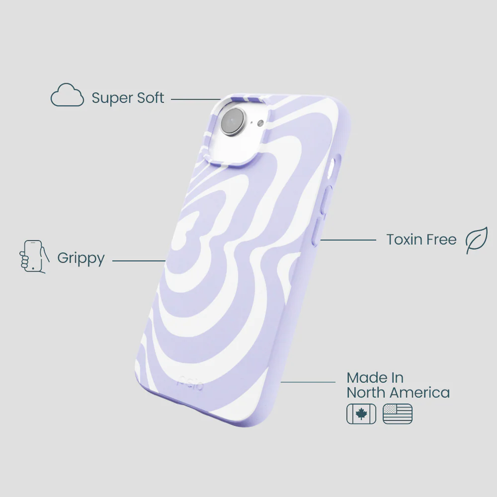 Lavender Flutter Right iPhone 16e/17e Case - Image 4
