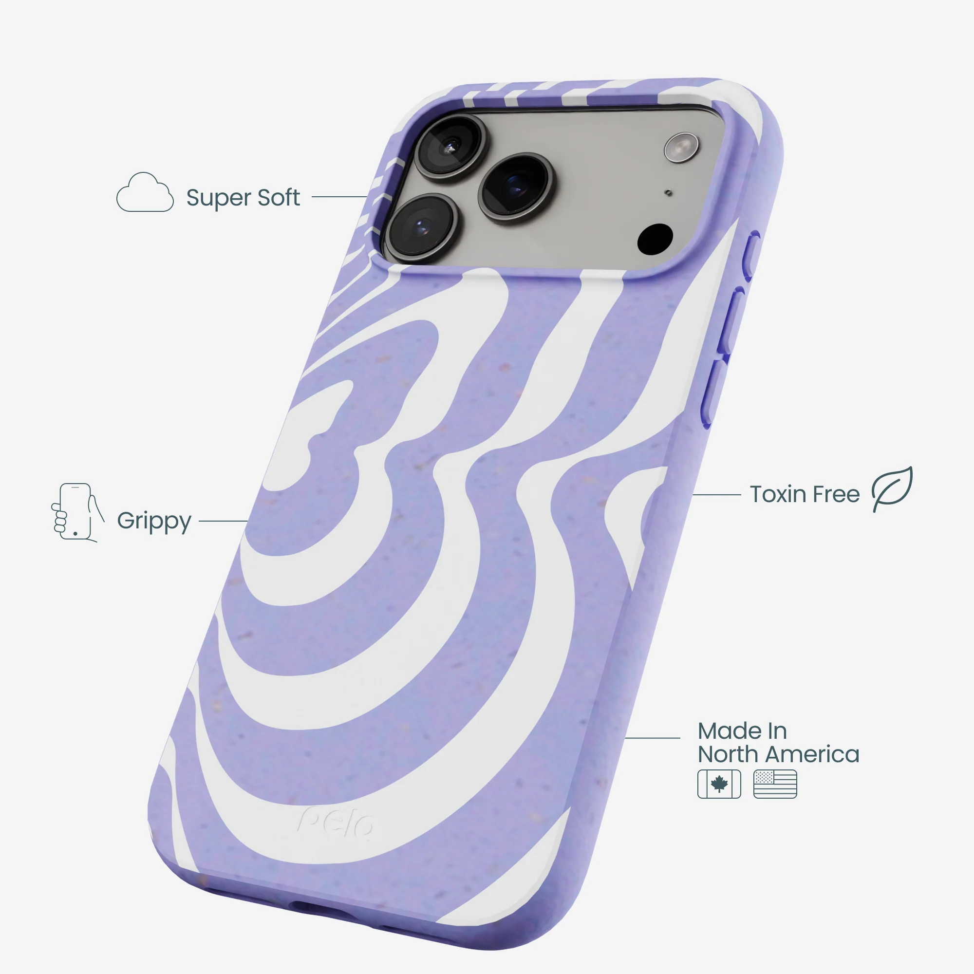 Lavender Flutter Right iPhone 17 Pro Max Case - Image 4