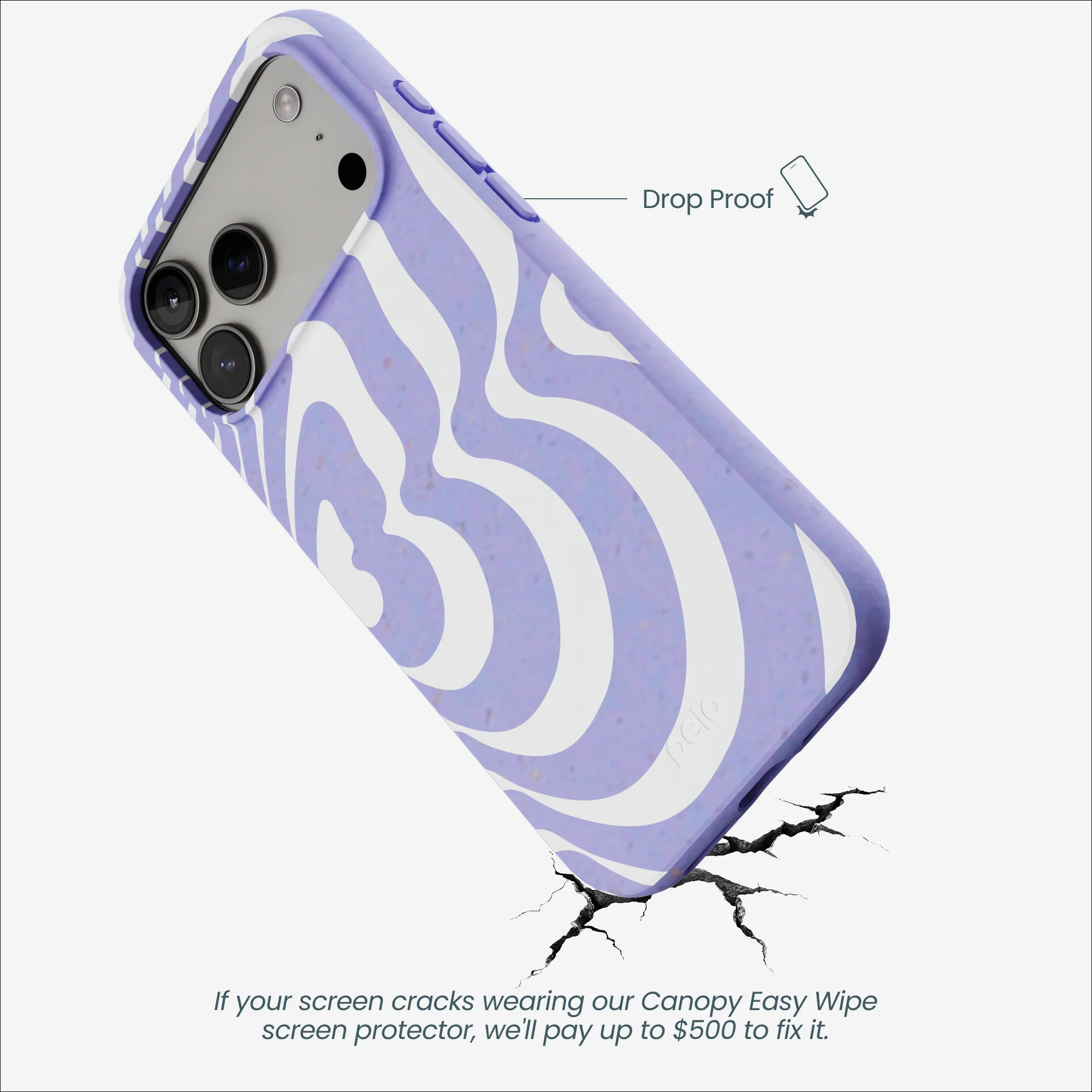 Lavender Flutter Right iPhone 17 Pro Max Case - Image 5
