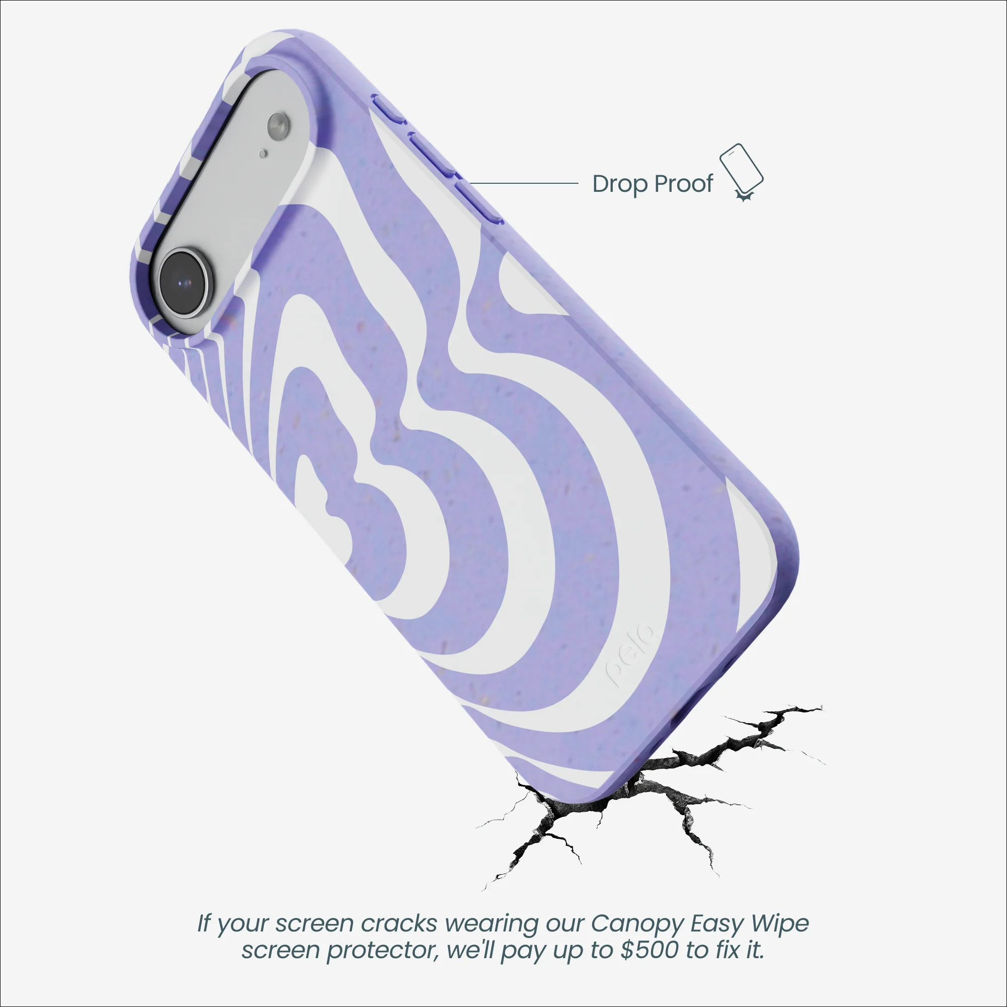 Lavender Flutter Right iPhone Air Case - Image 5