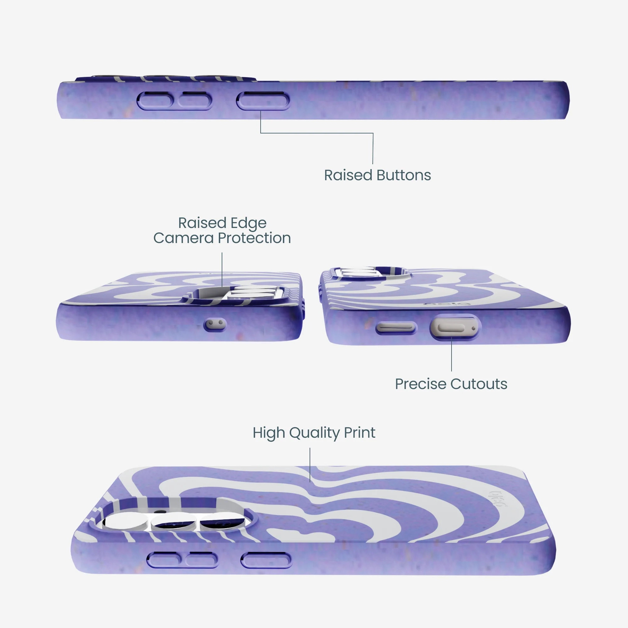 Lavender Flutter Right Samsung Galaxy S26 Case - Image 3