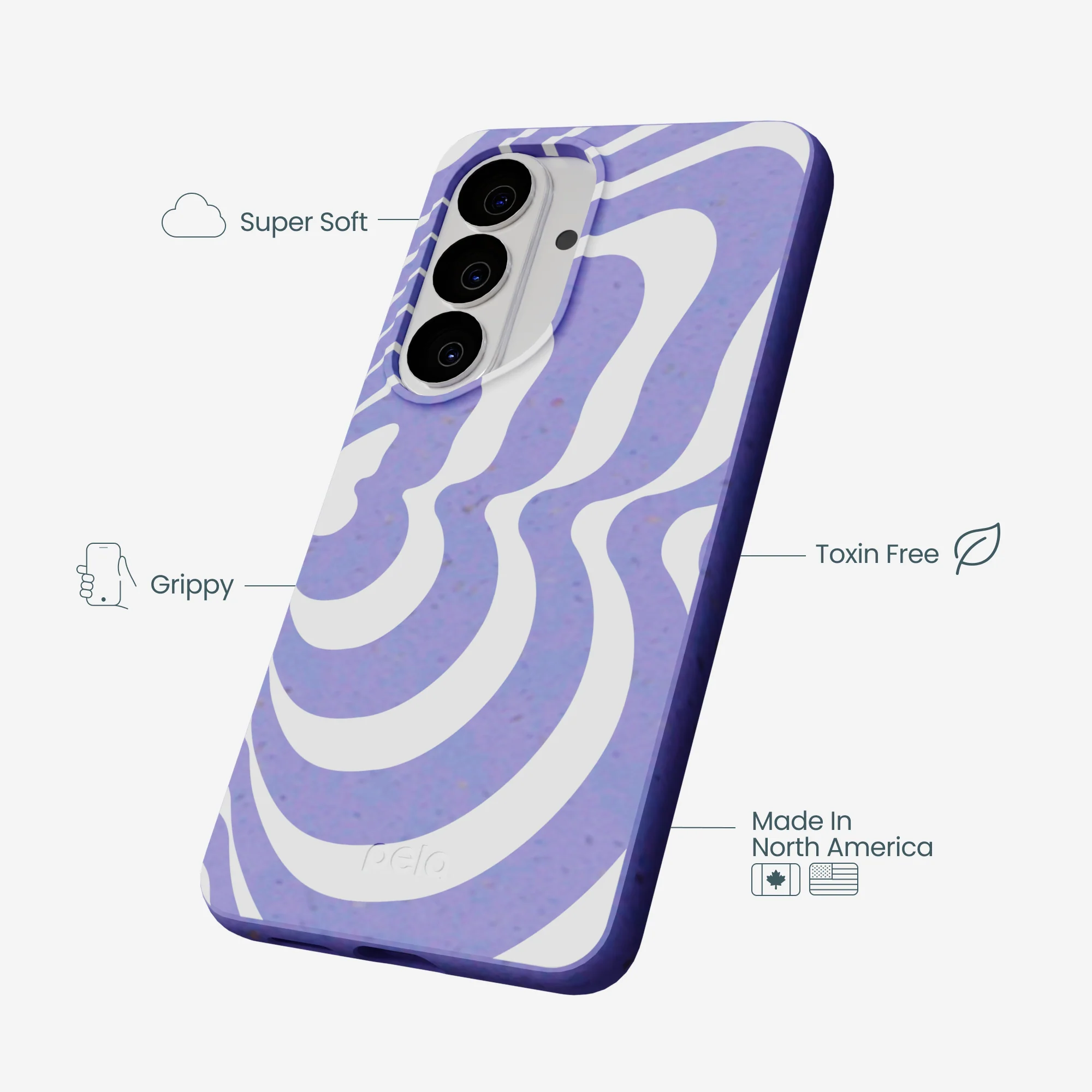 Lavender Flutter Right Samsung Galaxy S26 Case - Image 4