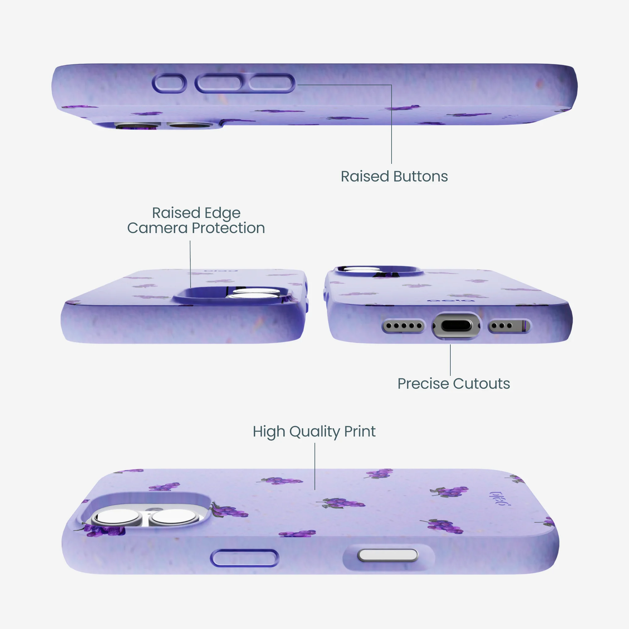 Lavender Grape Juice iPhone 17 Case - Image 3