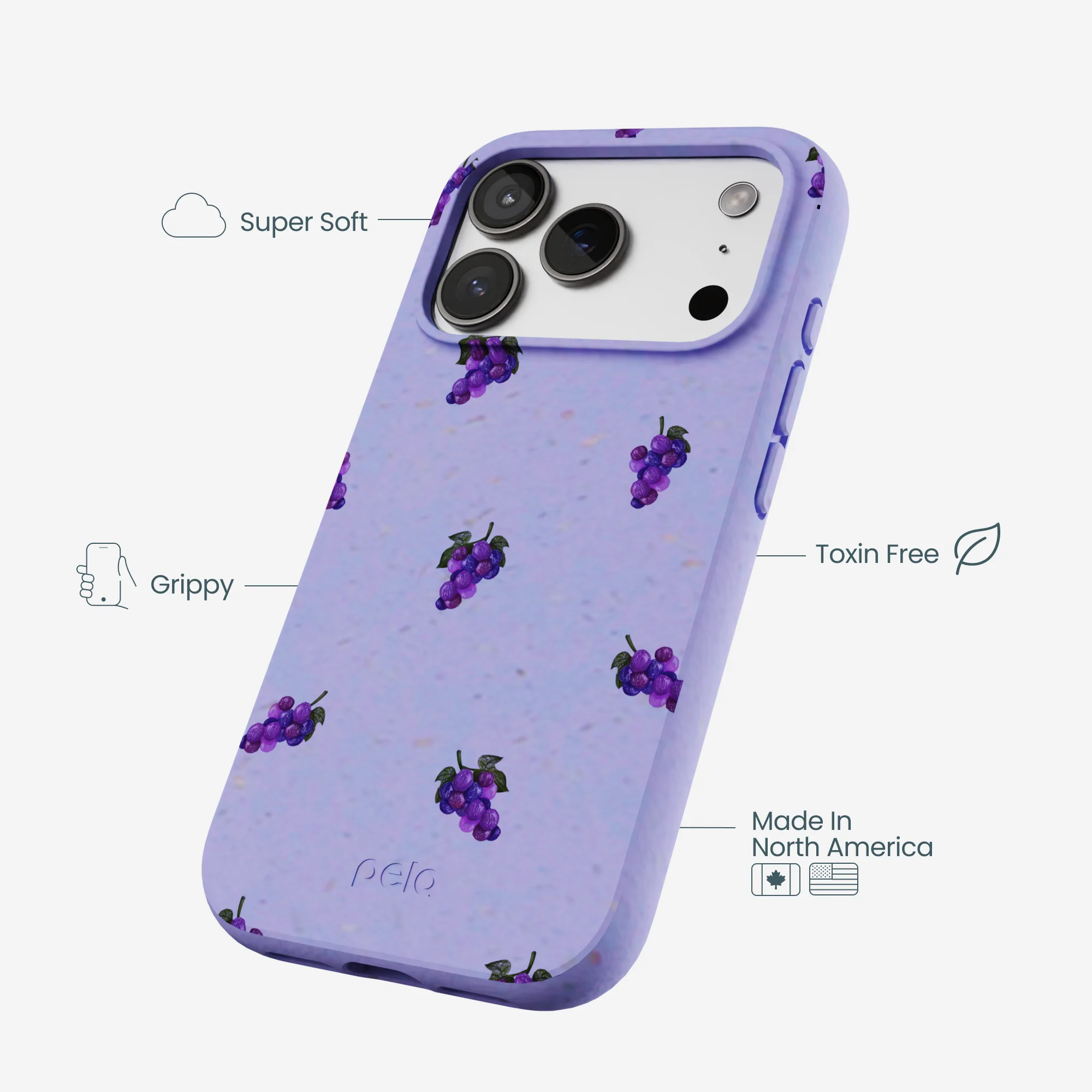 Lavender Grape Juice iPhone 17 Pro Case - Image 4