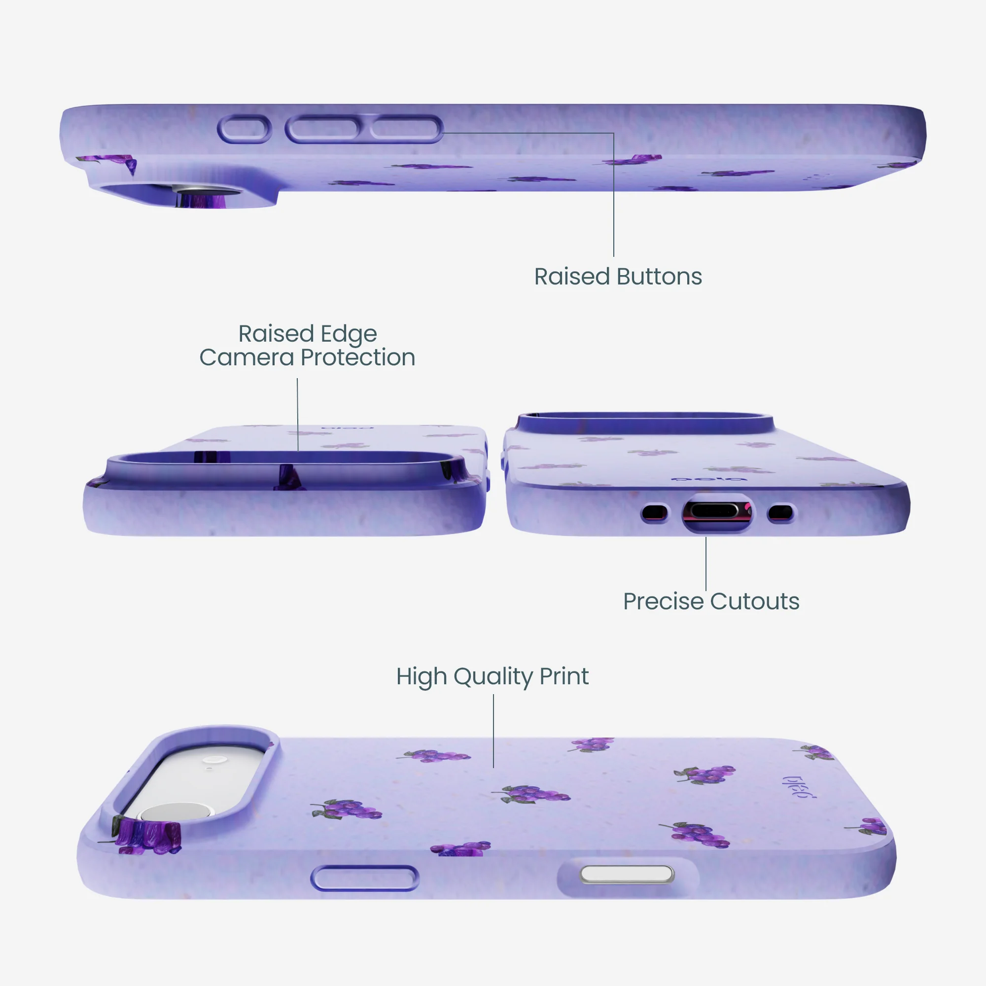 Lavender Grape Juice iPhone Air Case - Image 3