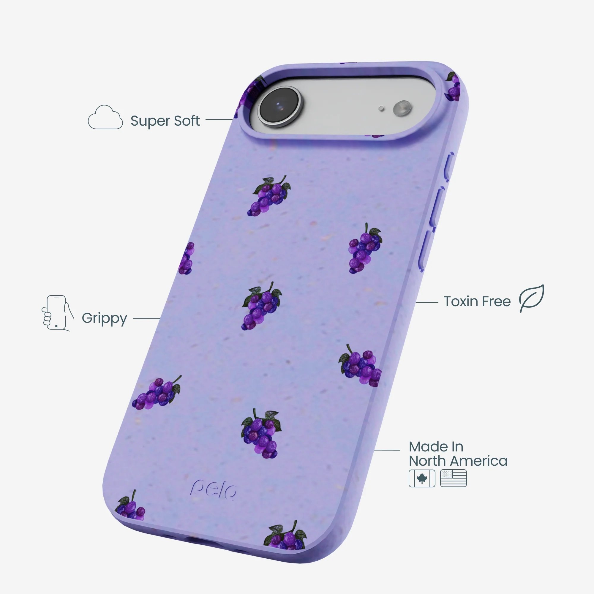 Lavender Grape Juice iPhone Air Case - Image 4