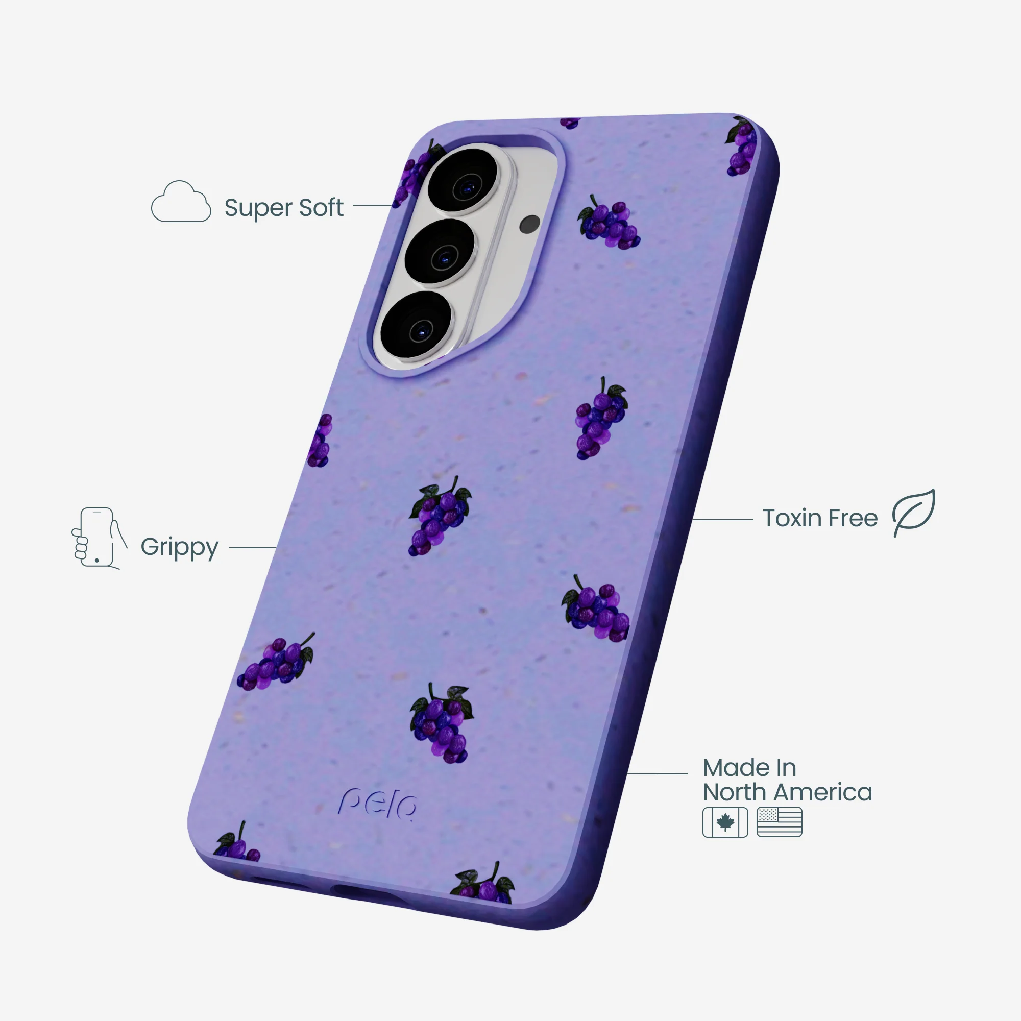 Lavender Grape Juice Samsung Galaxy S26 Case - Image 3