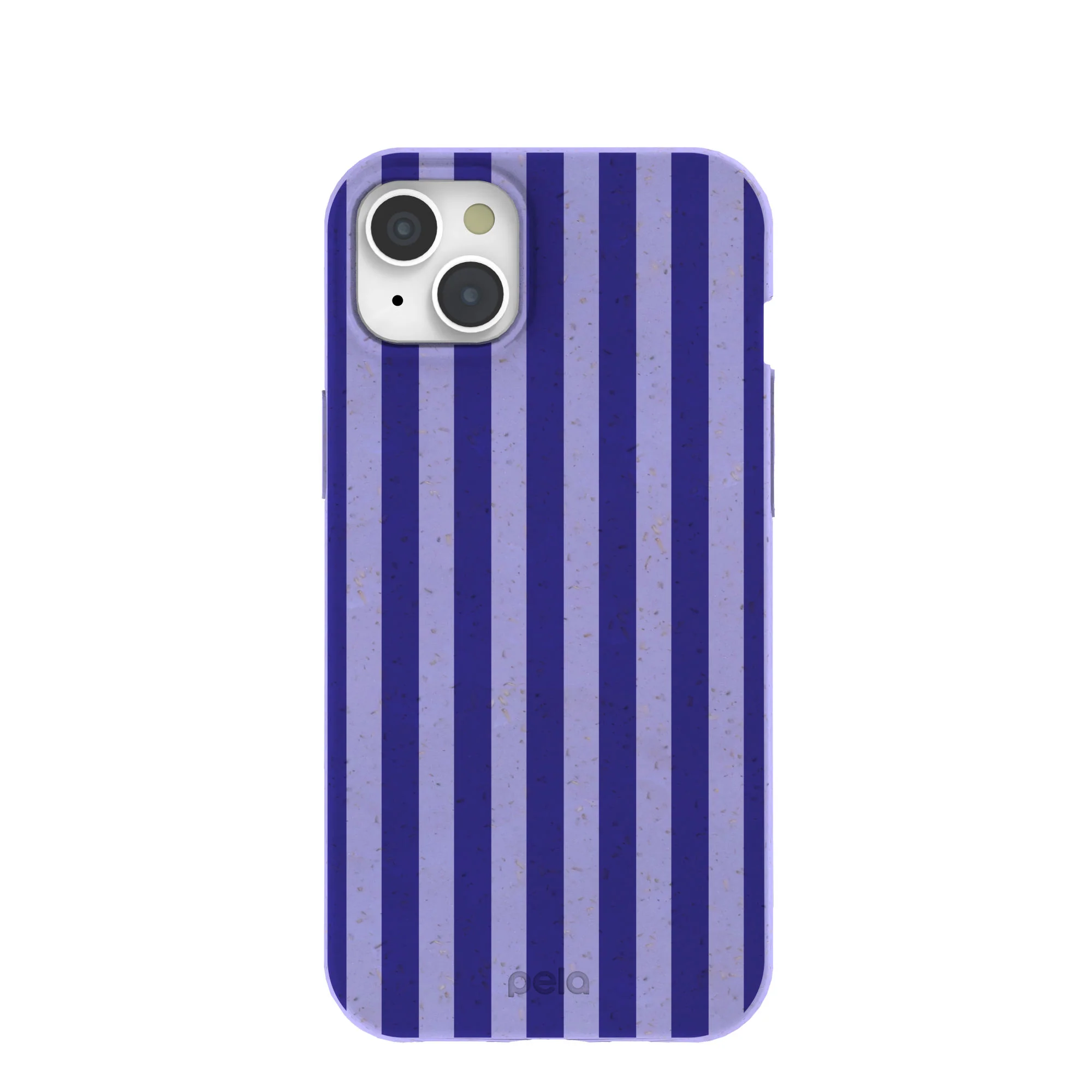 Lavender Indigo Stripes iPhone 15 Plus Case