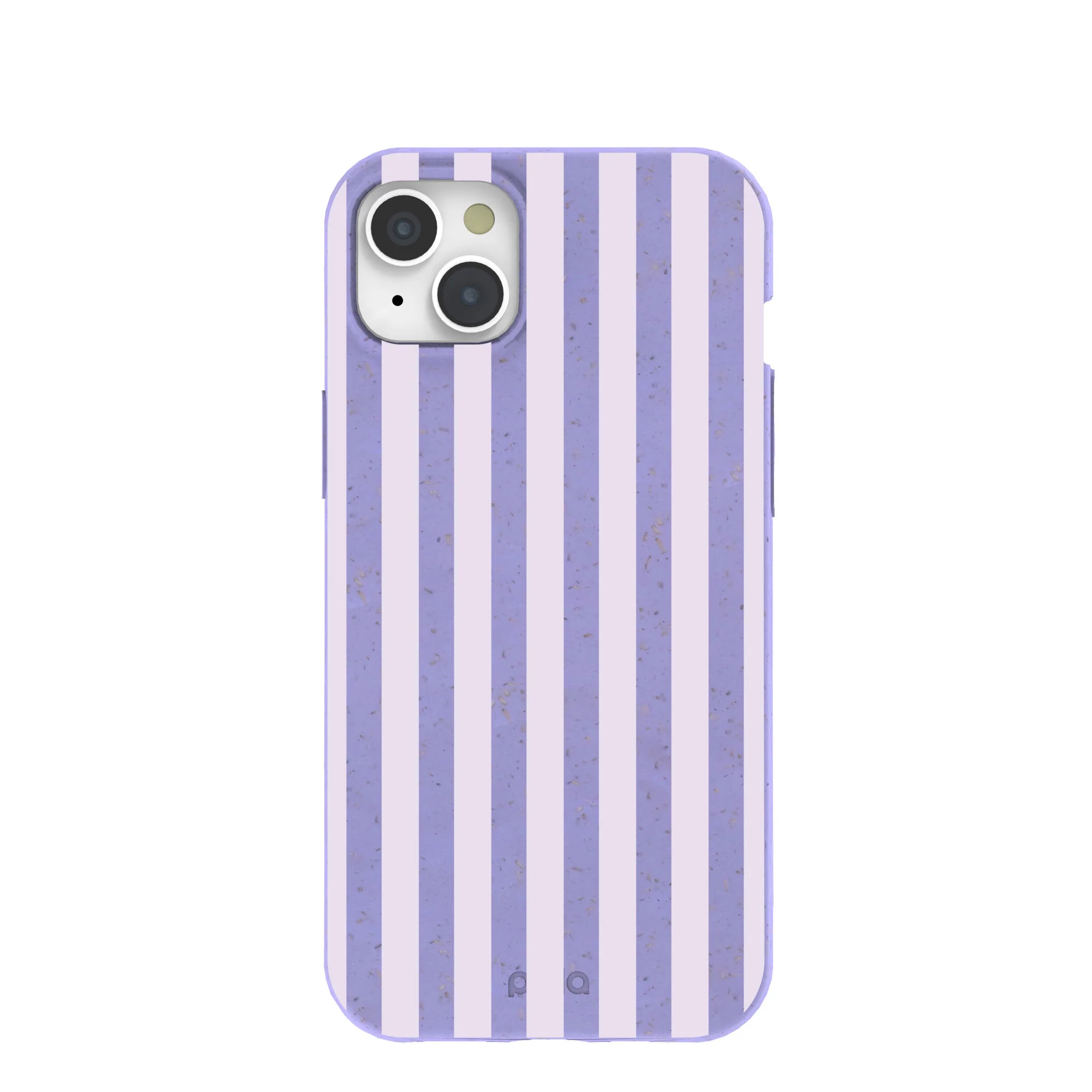 Lavender Lilac Stripes iPhone 15 Plus Case