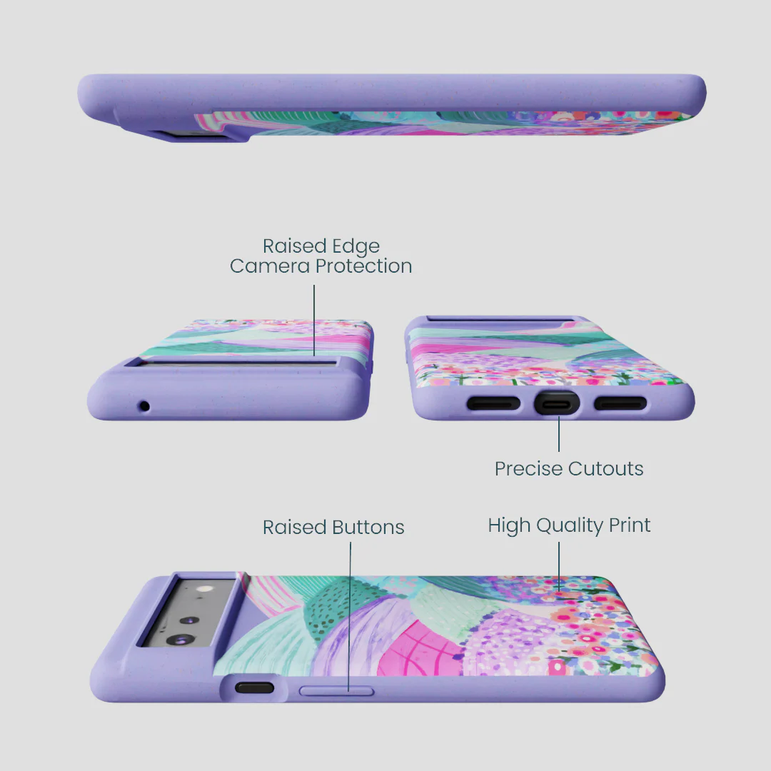 Lavender Misty Mauve Google Pixel 6a Case - Image 3