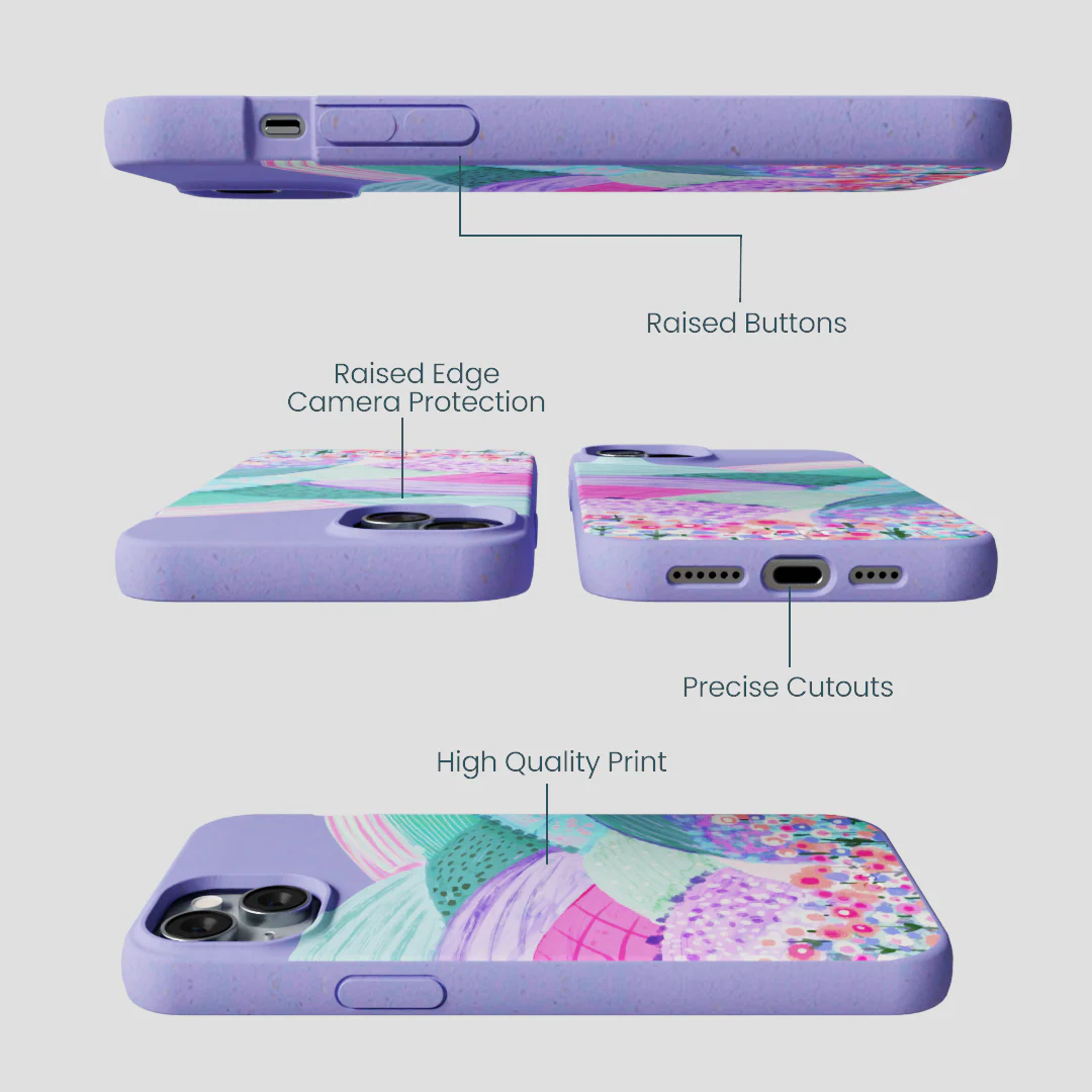 Lavender Misty Mauve iPhone 14 Plus Case - Image 3