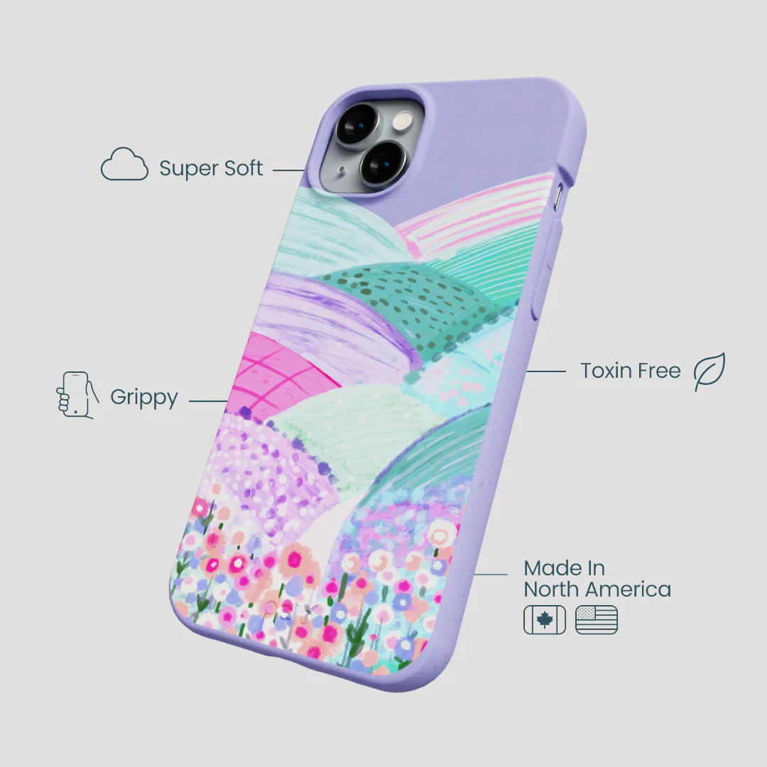 Lavender Misty Mauve iPhone 14 Plus Case - Image 4