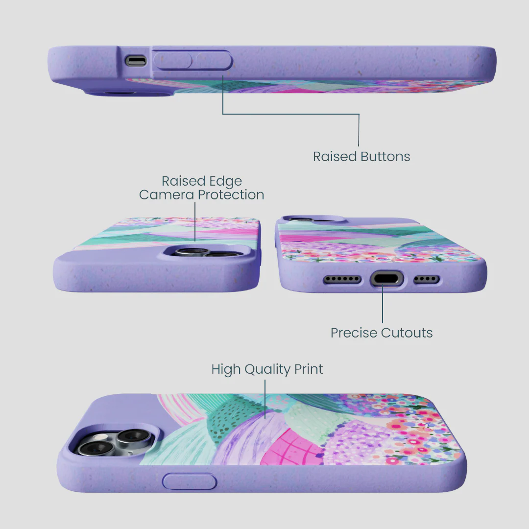 Lavender Misty Mauve iPhone 15 Plus Case - Image 3