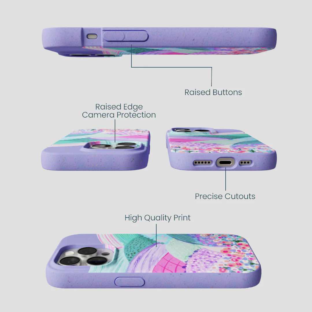 Lavender Misty Mauve iPhone 15 Pro Case - Image 3