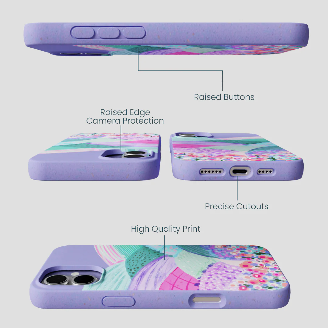Lavender Misty Mauve iPhone 16 Plus Case - Image 3