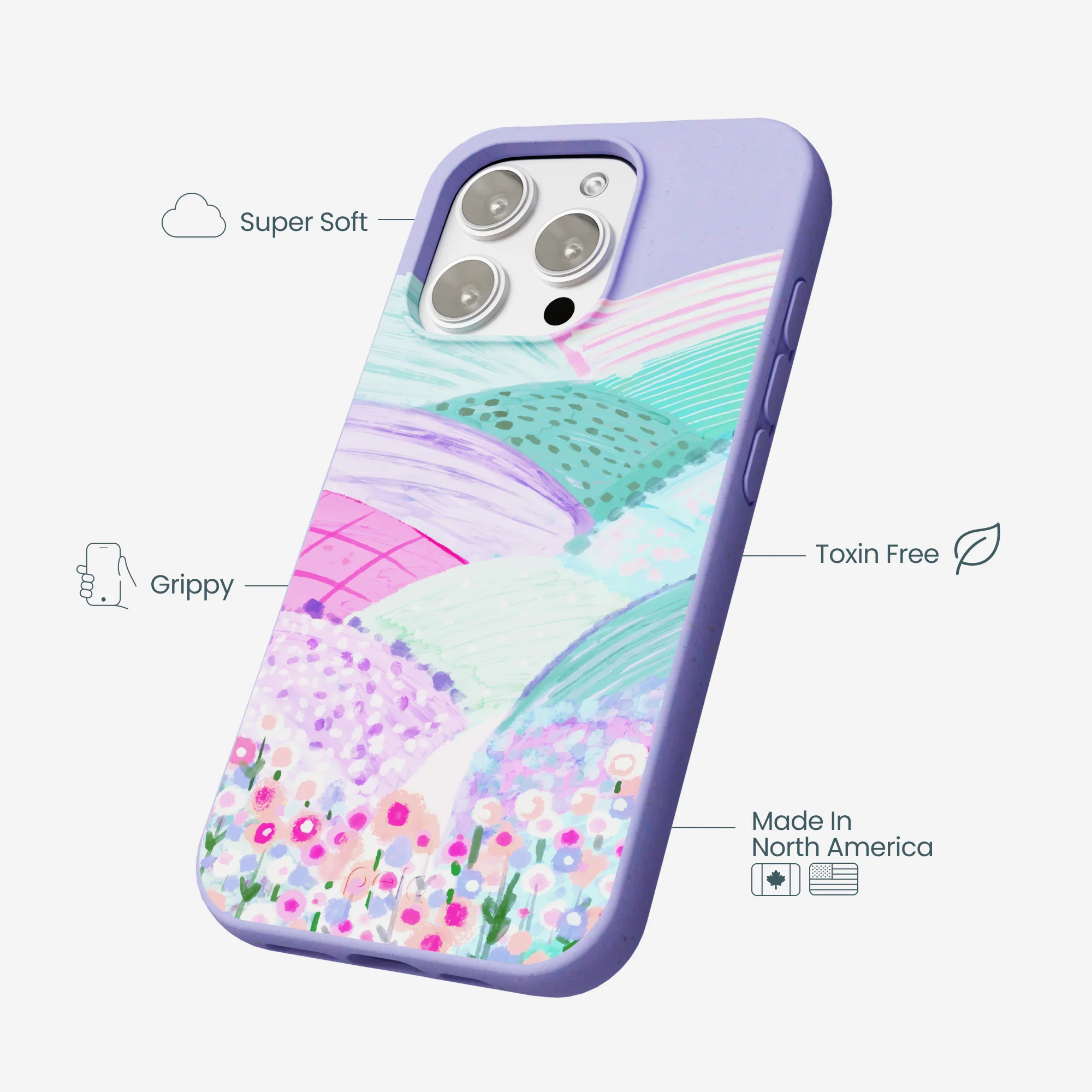 Lavender Misty Mauve iPhone 16 Pro Max Case - Image 4