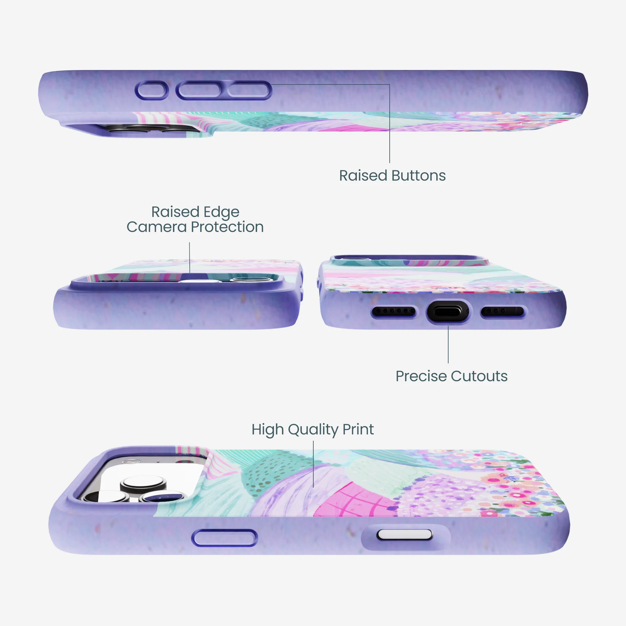 Lavender Misty Mauve iPhone 17 Pro Max Case - Image 3