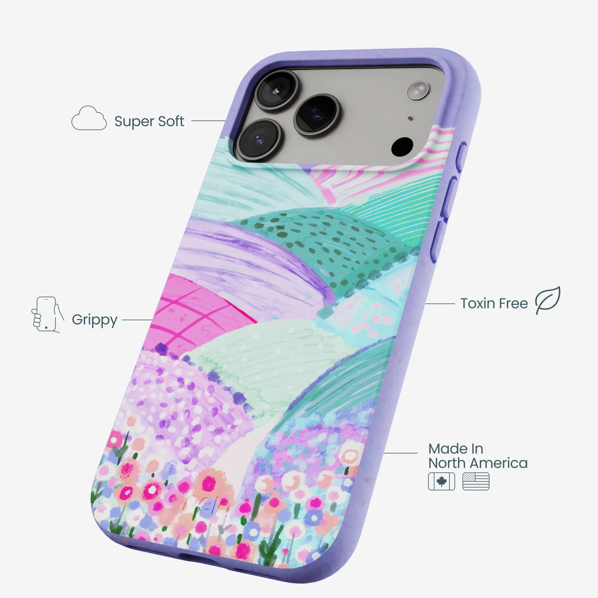 Lavender Misty Mauve iPhone 17 Pro Max Case - Image 4