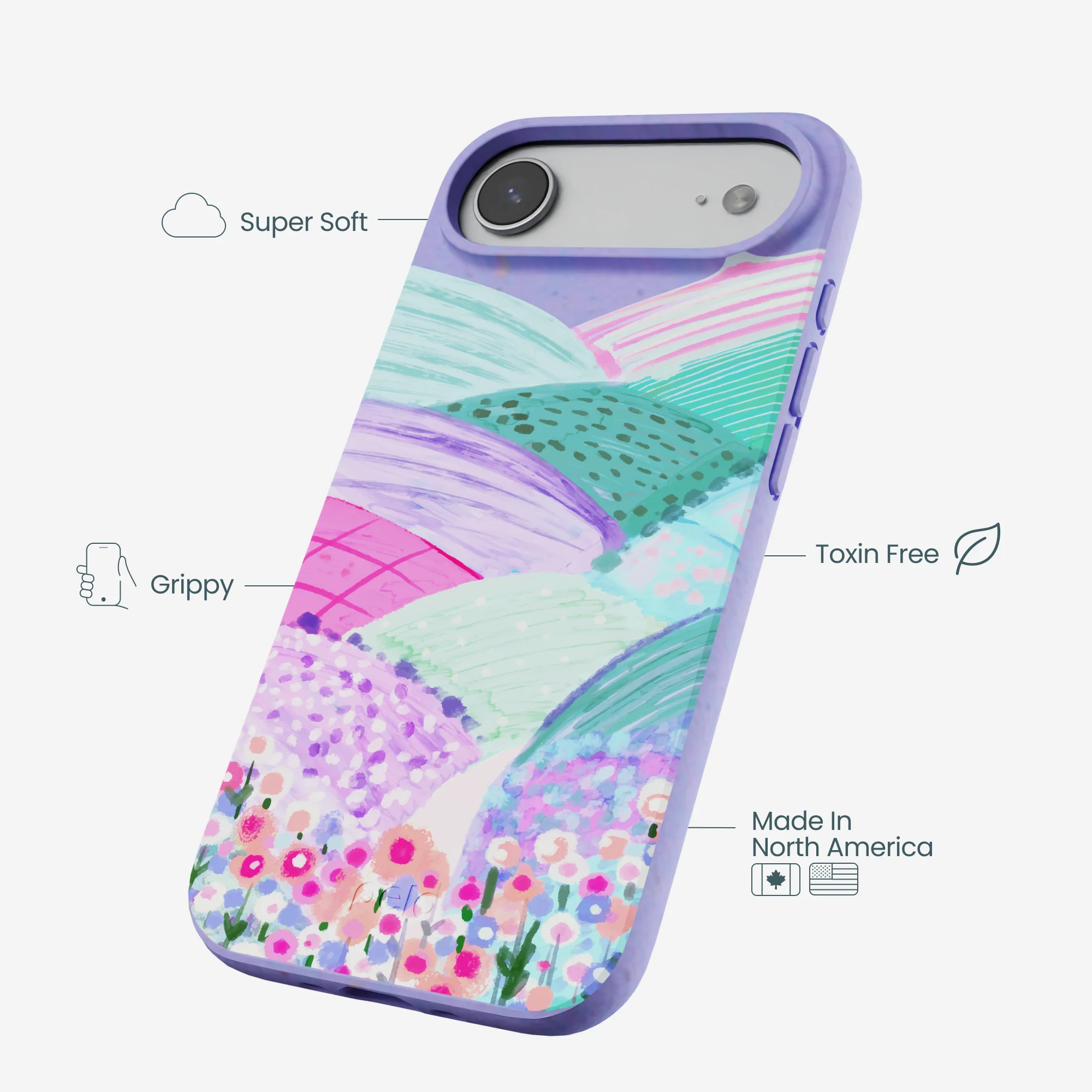 Lavender Misty Mauve iPhone Air Case - Image 4