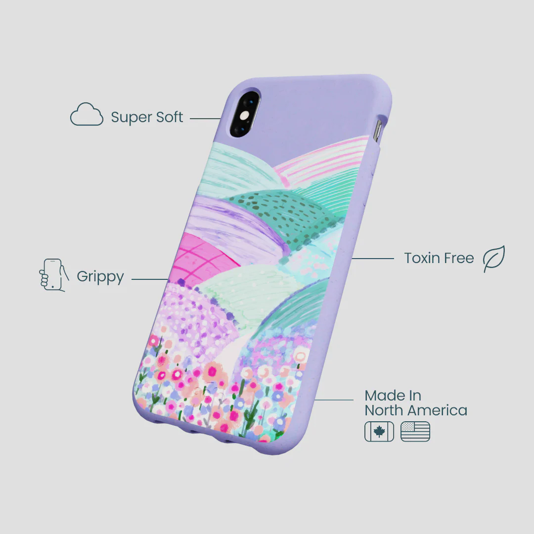 Lavender Misty Mauve iPhone XR Case - Image 4