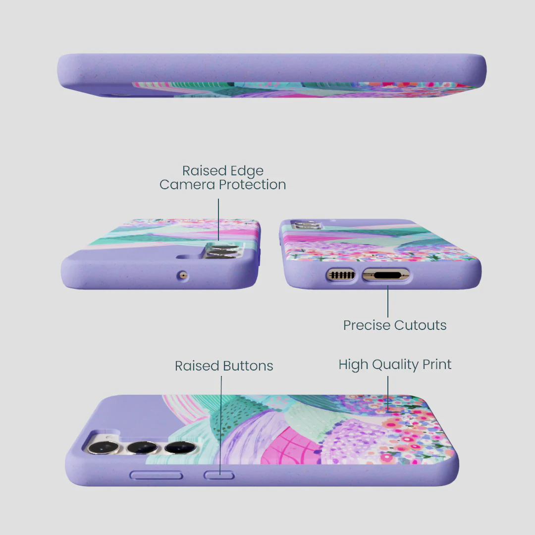 Lavender Misty Mauve Samsung Galaxy S23+(Plus) Case - Image 3