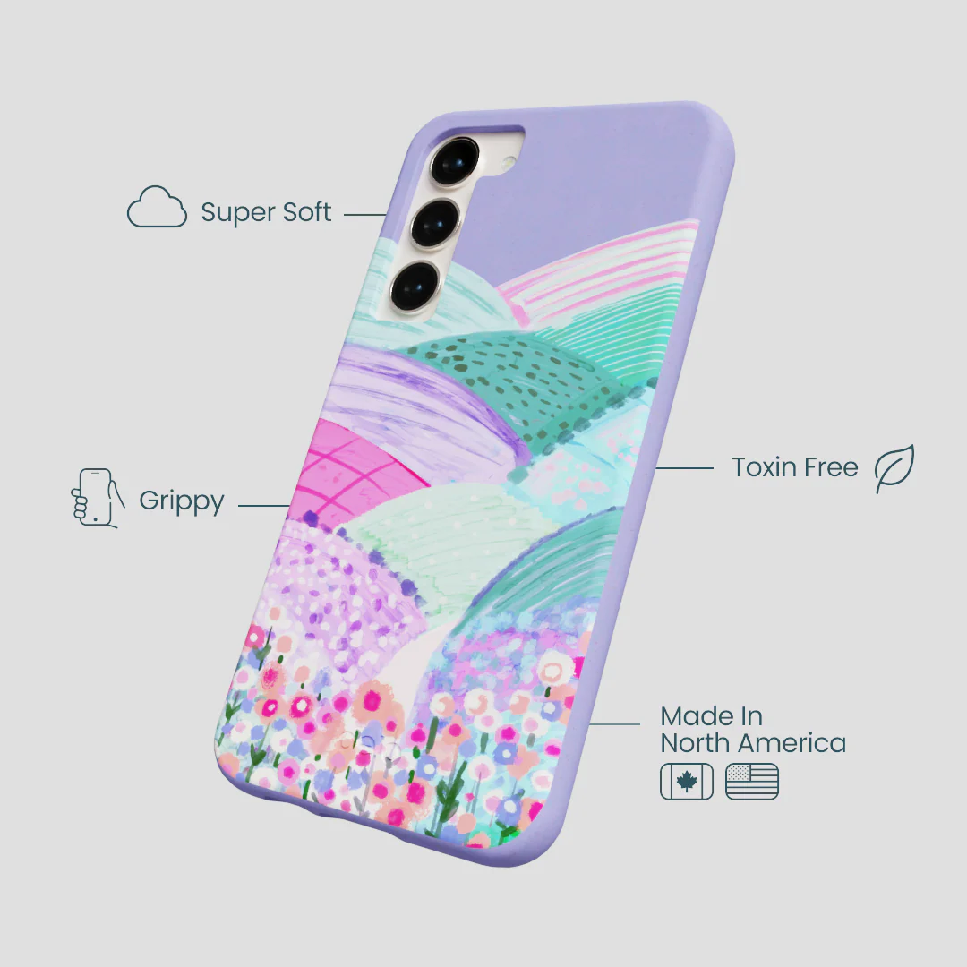 Lavender Misty Mauve Samsung Galaxy S23+(Plus) Case - Image 4