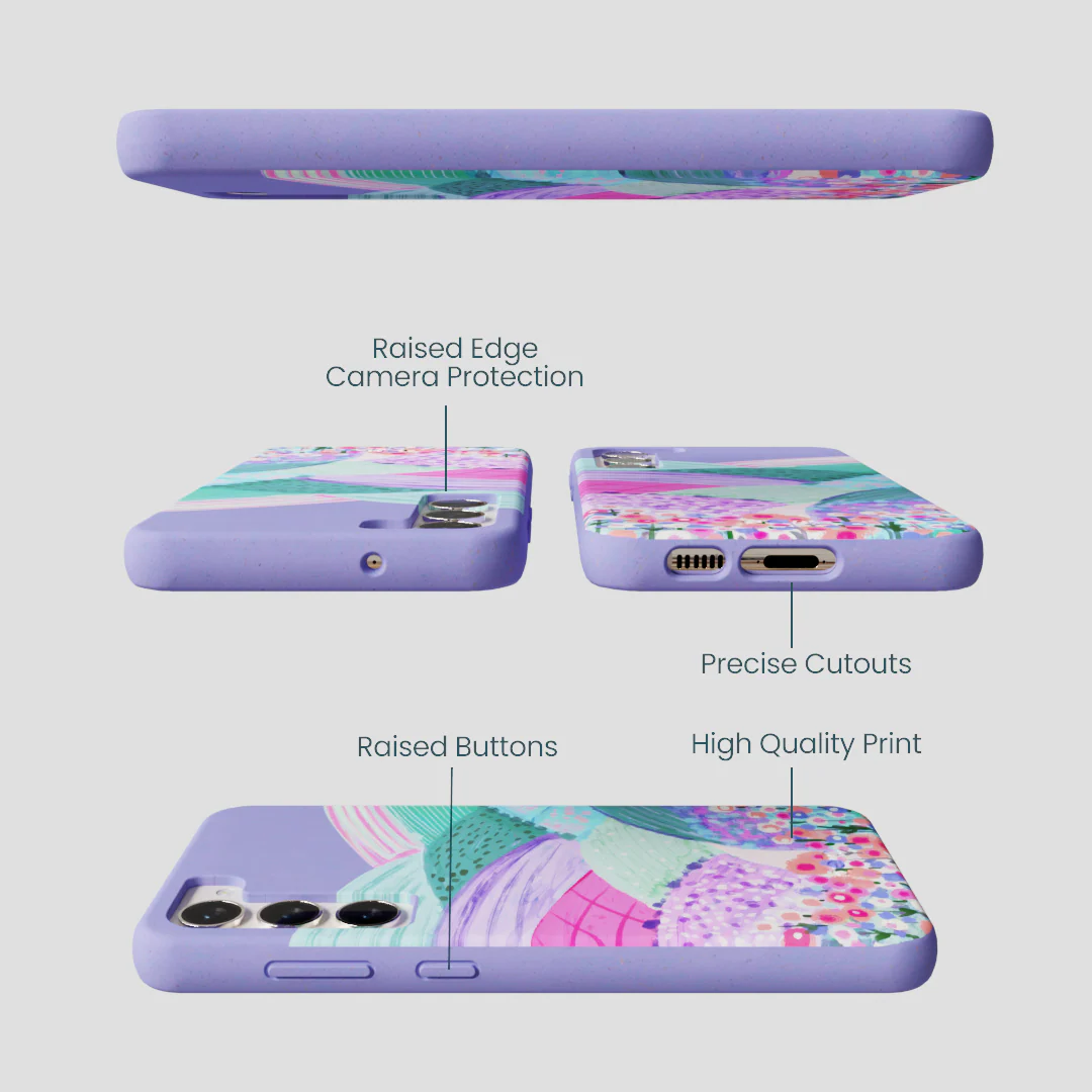 Lavender Misty Mauve Samsung Galaxy S24+(Plus) Case - Image 3