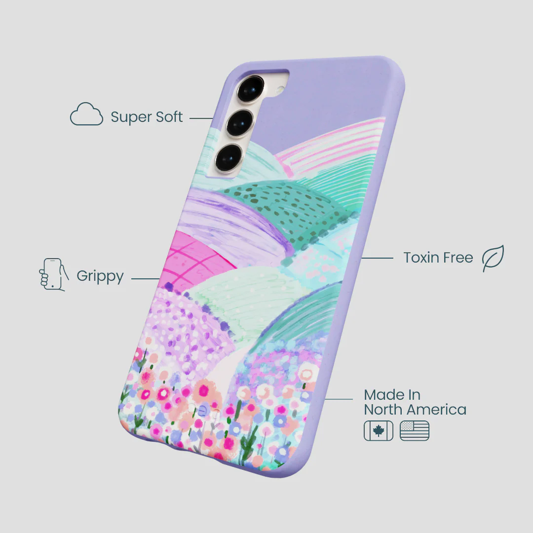 Lavender Misty Mauve Samsung Galaxy S24+(Plus) Case - Image 4