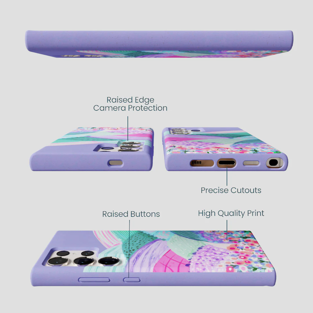 Lavender Misty Mauve Samsung Galaxy S24 Ultra Case - Image 3