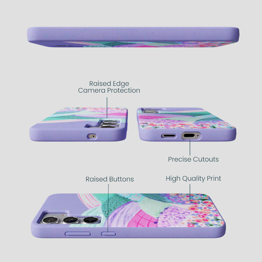 Lavender Misty Mauve Samsung Galaxy S25+(Plus) Case - Image 3